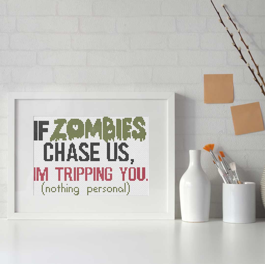 Zombies - Cross Stitch Pattern