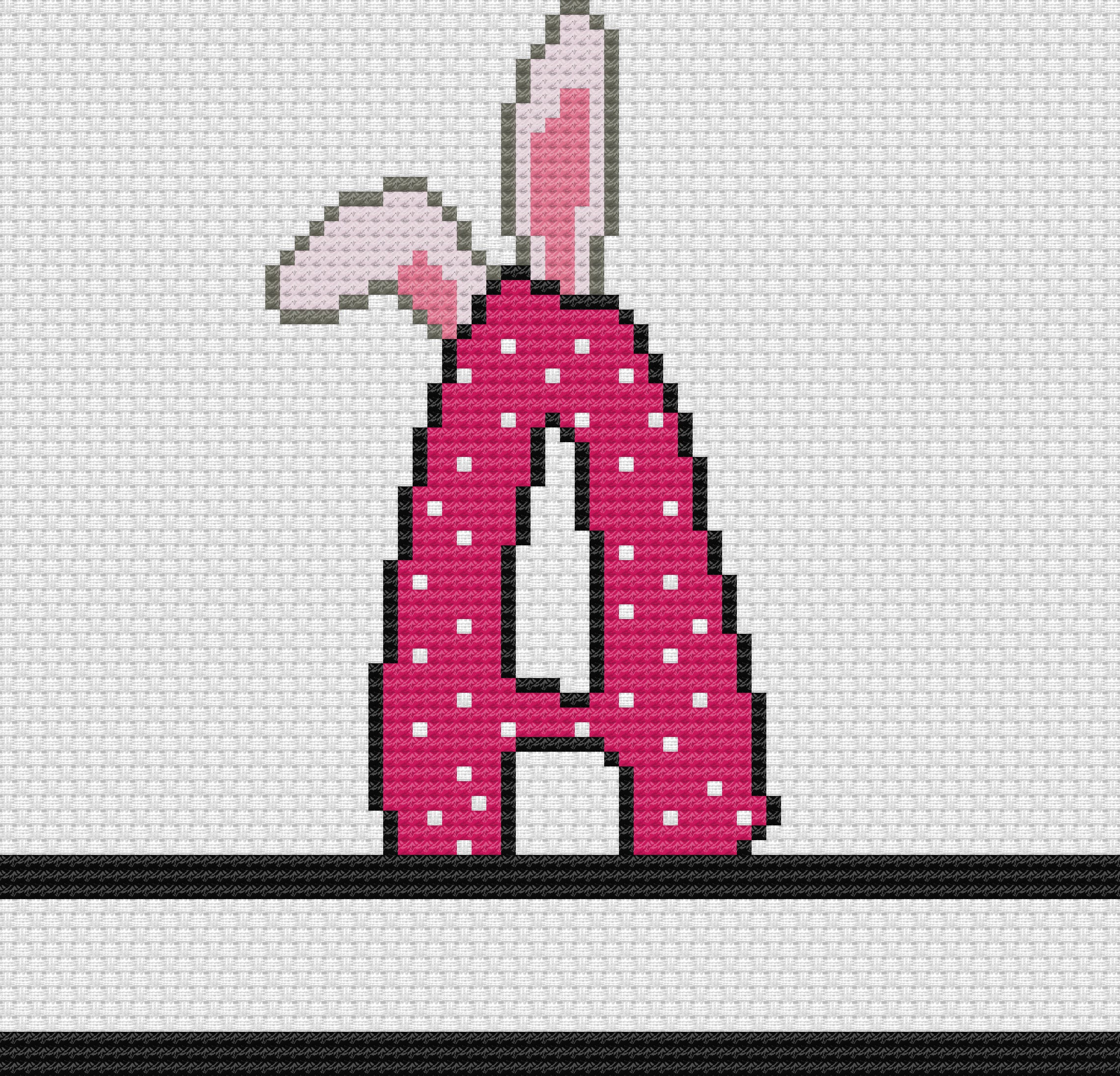 Bunny Monograms - Easter Cross Stitch Pattern