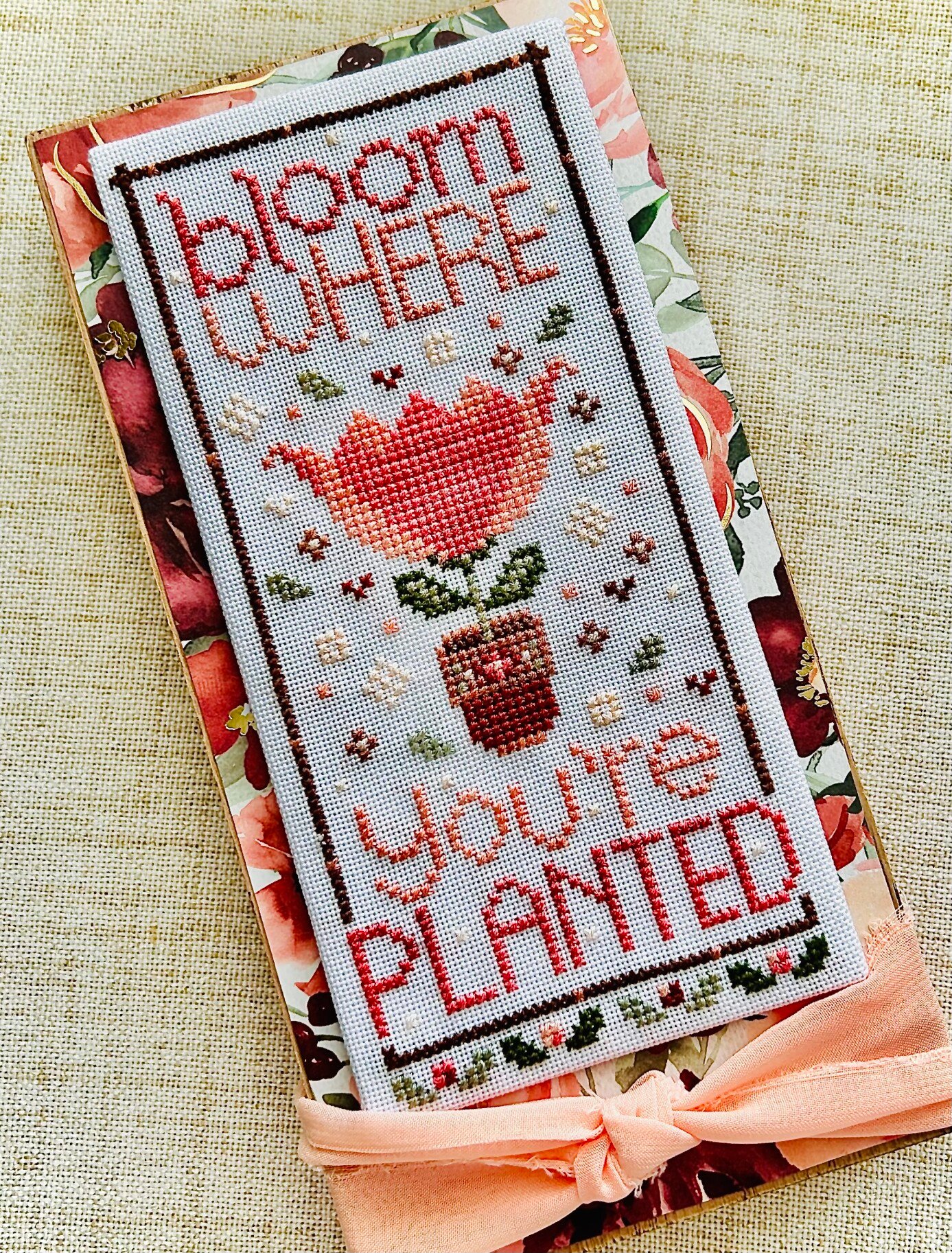 Bloom Where You're Planted - Cross Stitch Pattern