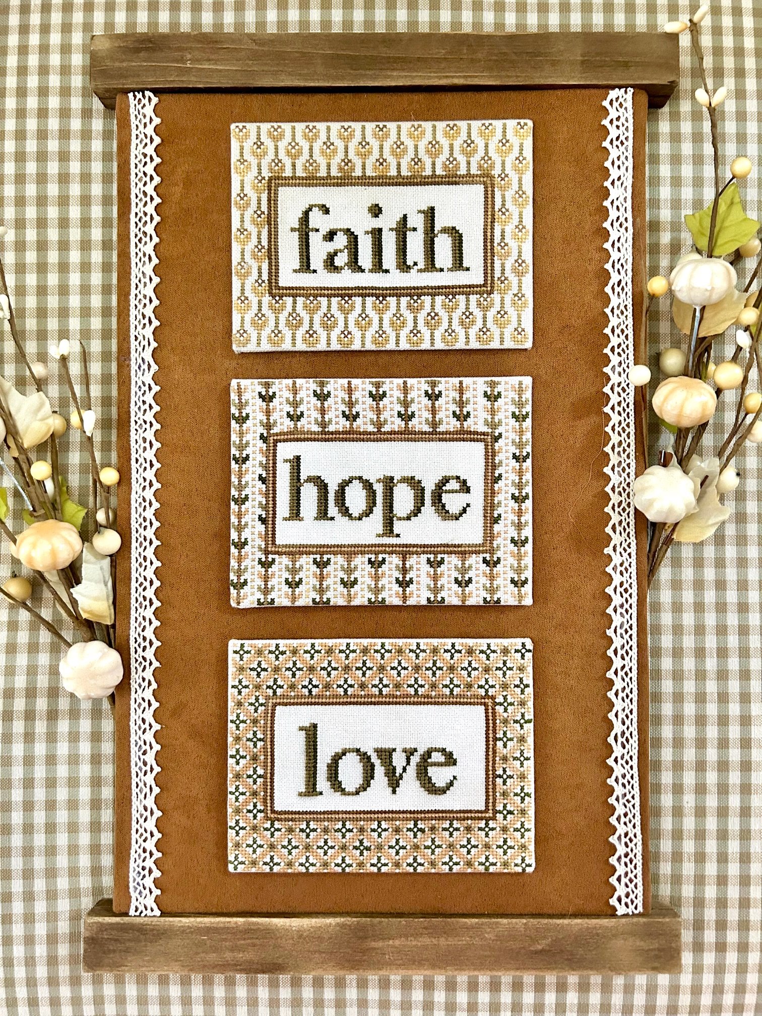 Faith Hope Love - Cross Stitch Pattern