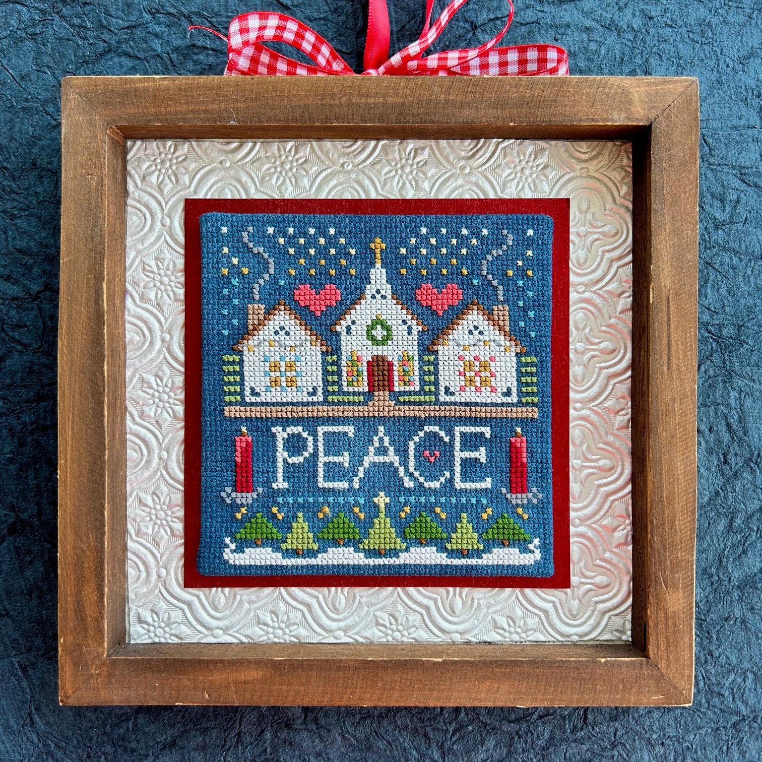 Peace in the Village - Christmas Cross Stitch Pattern