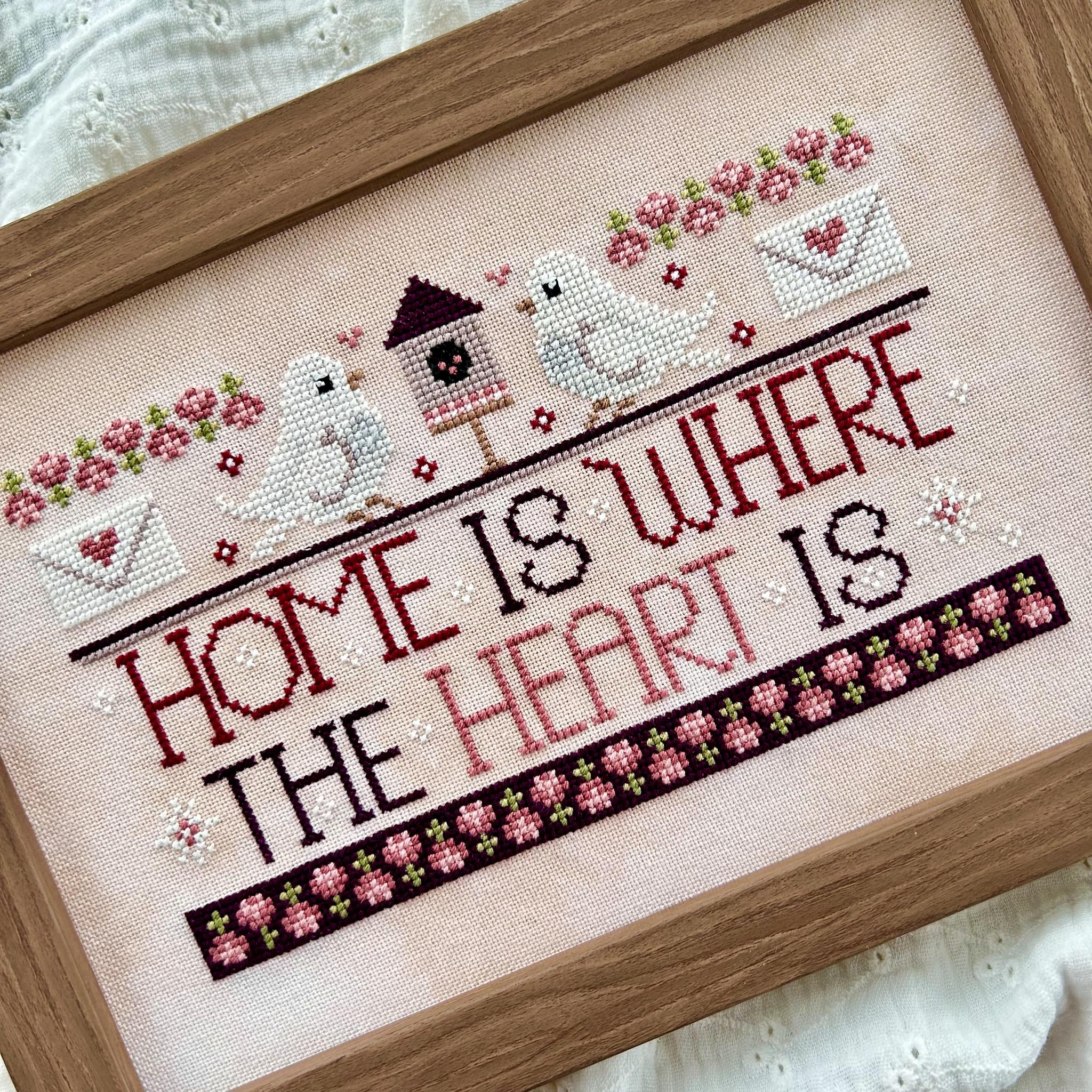 Wordy Birds - February - Valentine Cross Stitch Pattern
