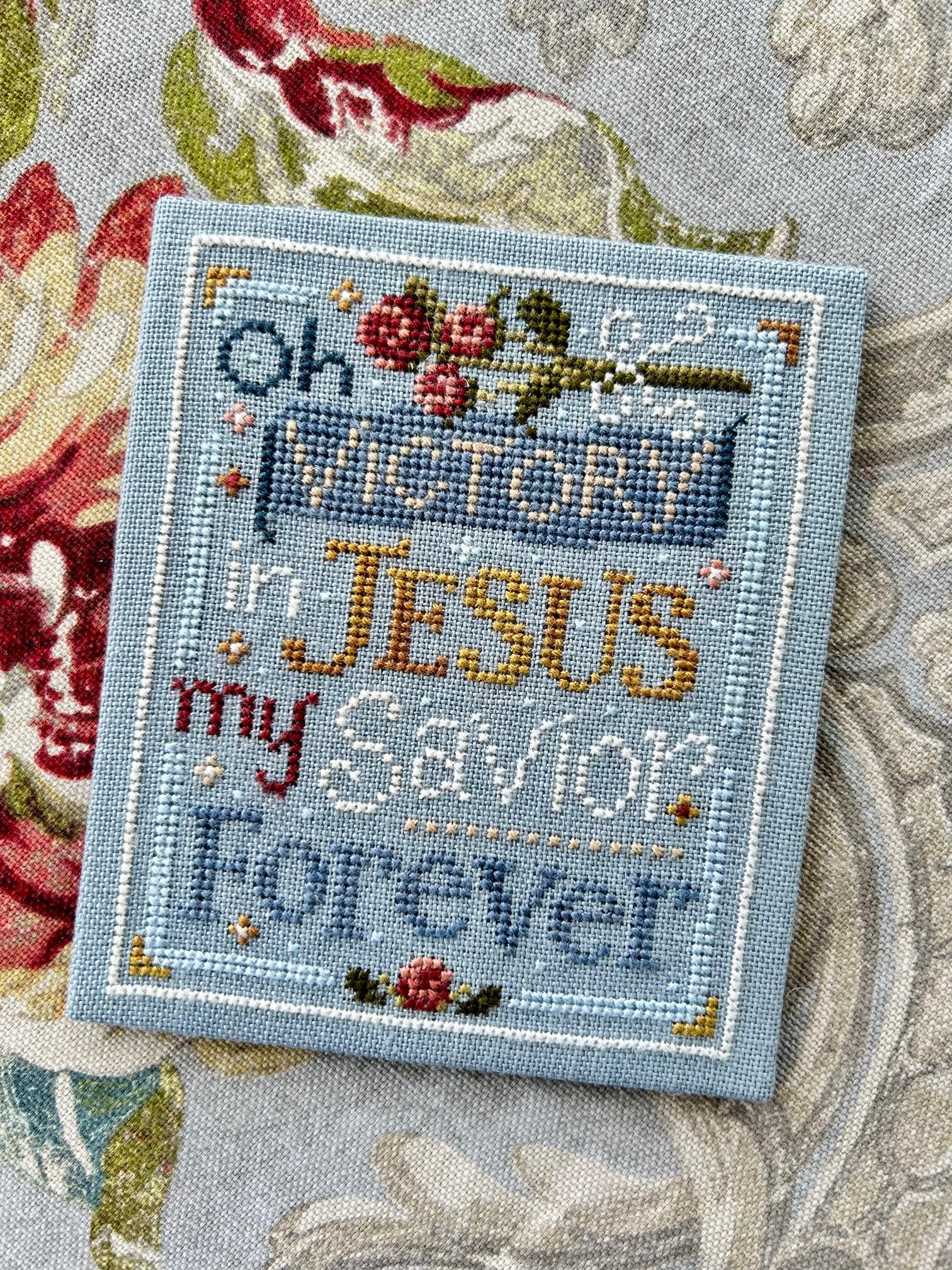Victory in Jesus - Christian Cross Stitch Pattern