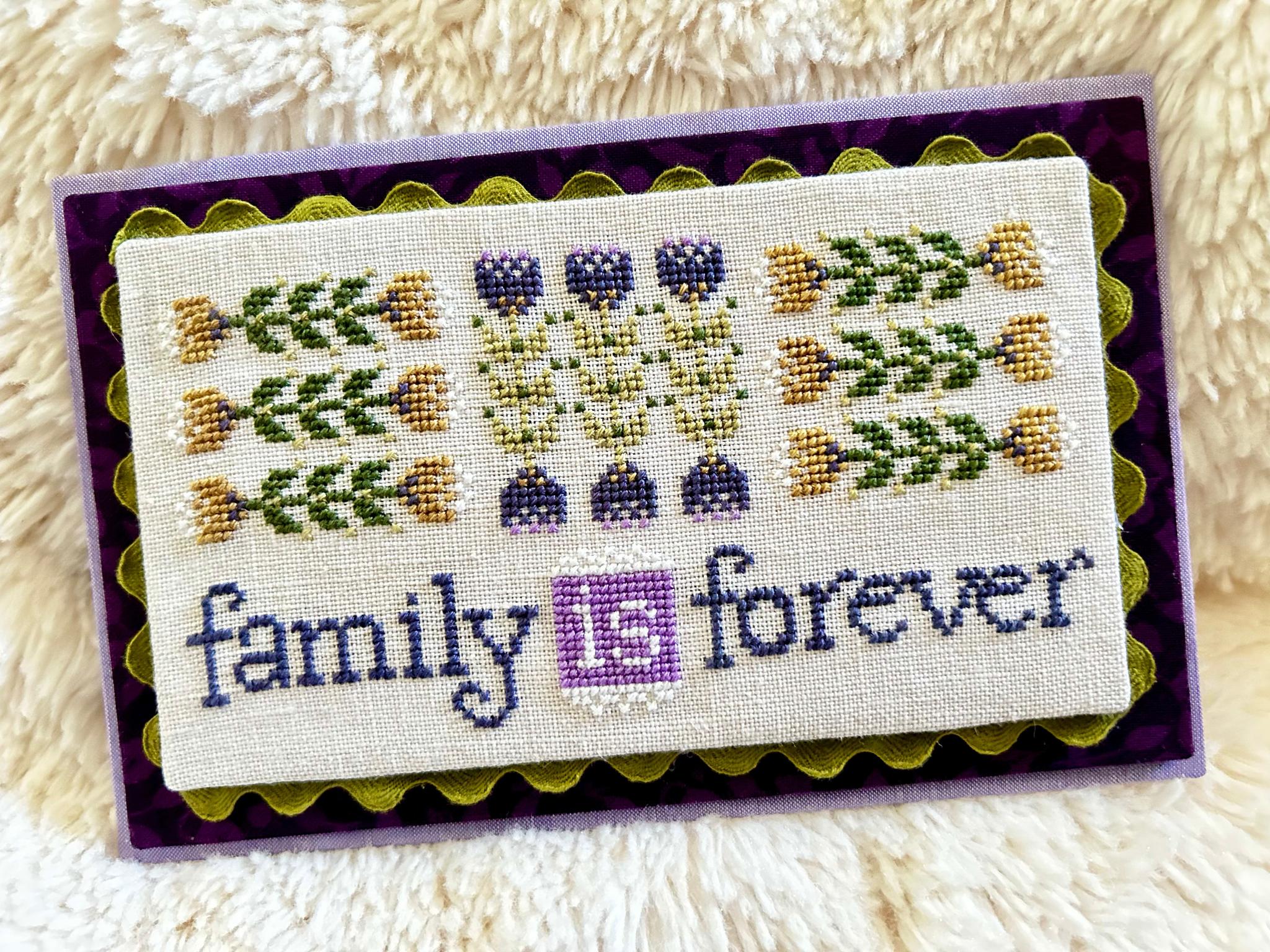Family is Forever - Cross Stitch Pattern