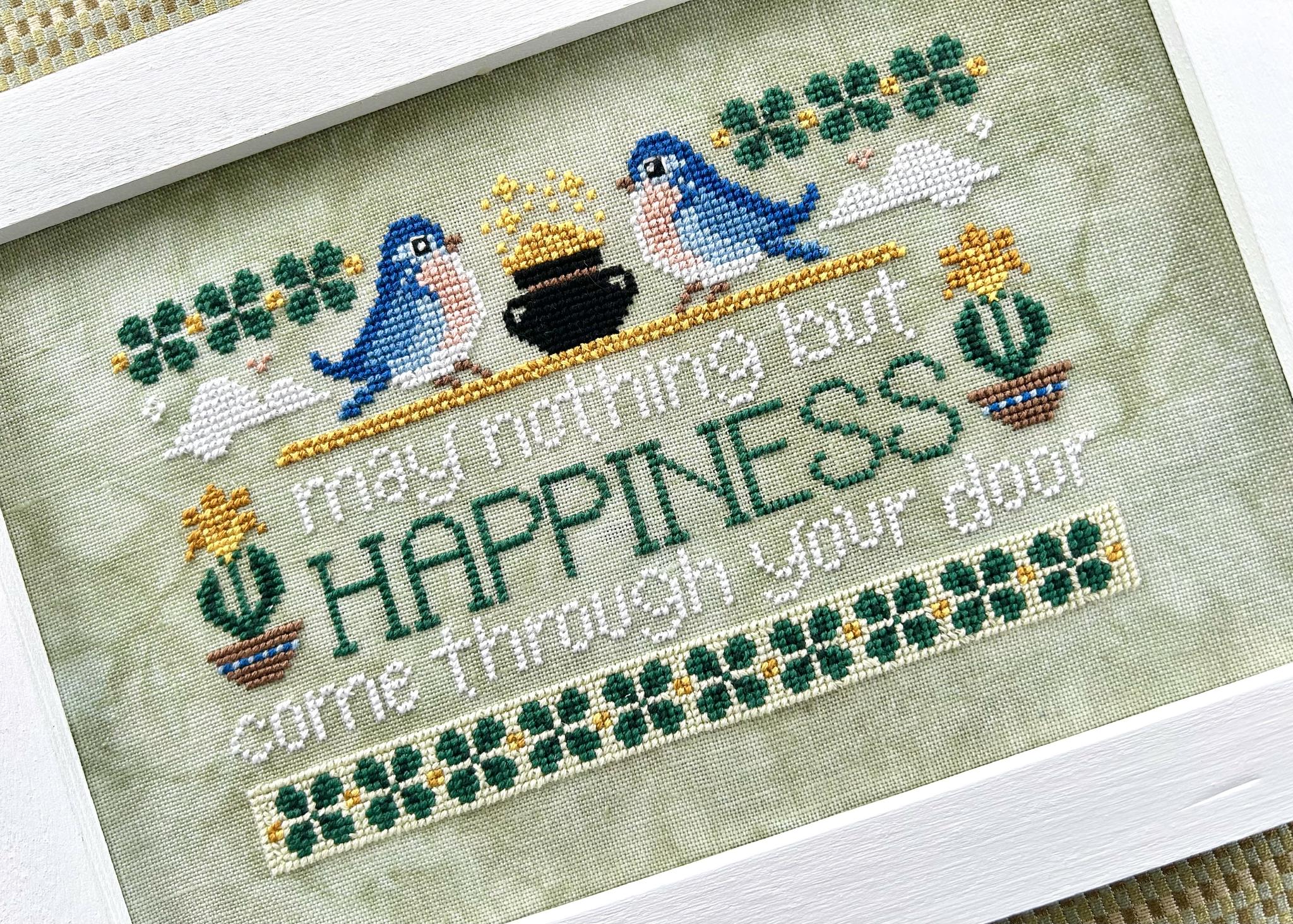 WordyBirds - March - Cross Stitch Pattern