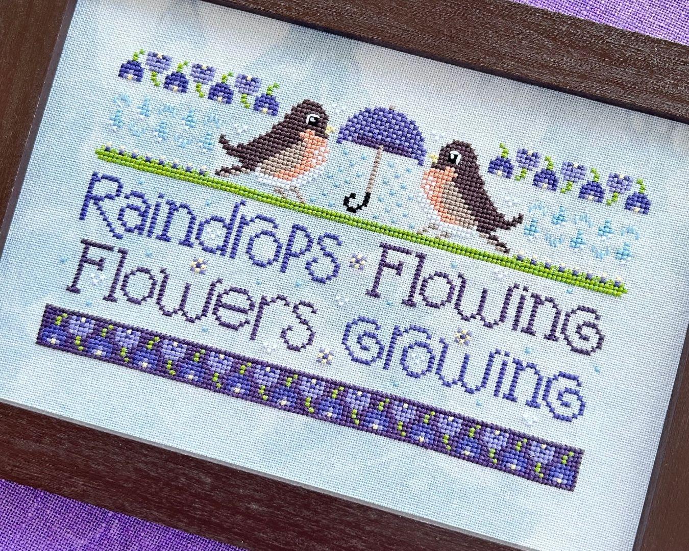WordyBirds - April - Cross Stitch Pattern