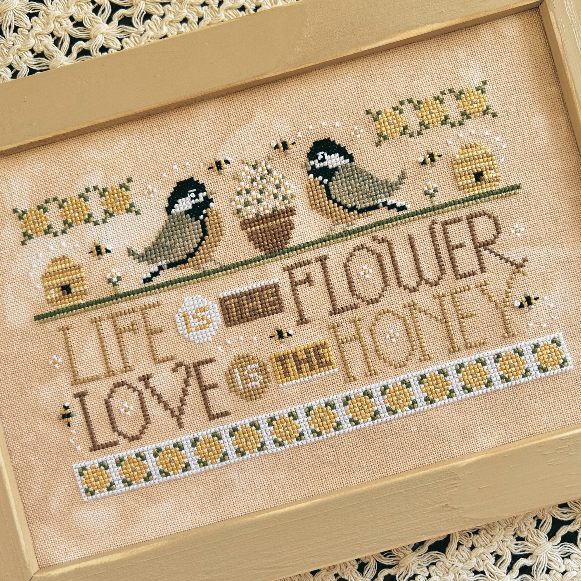 WordyBirds - May - Cross Stitch Pattern