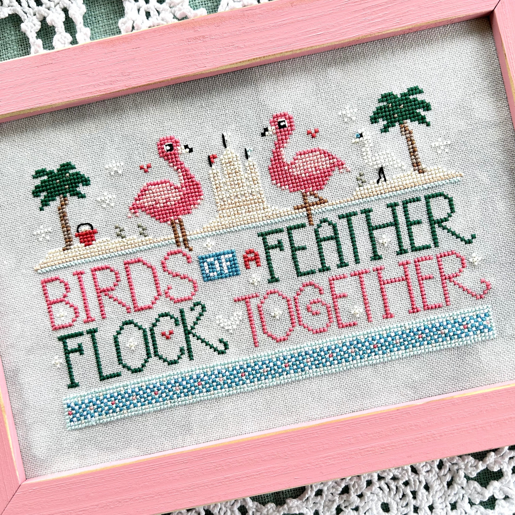 WordyBirds - June - Cross Stitch Pattern