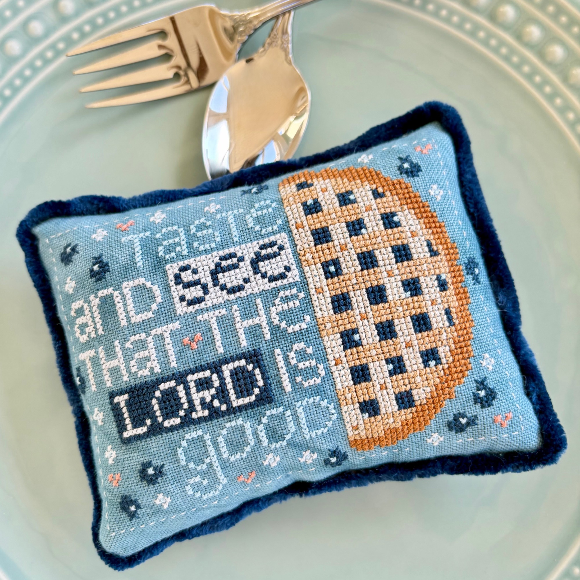 Taste and See - Christian Cross Stitch Pattern