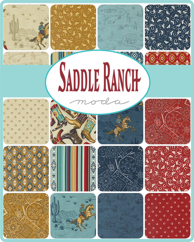 Saddle Ranch Blue Jeans - Quilt Fabric