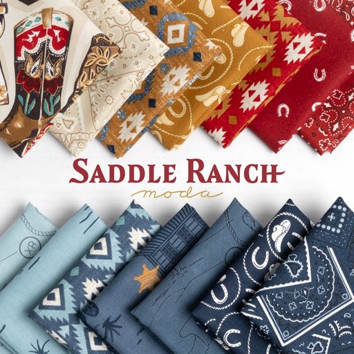 Saddle Ranch Blue Jeans - Quilt Fabric