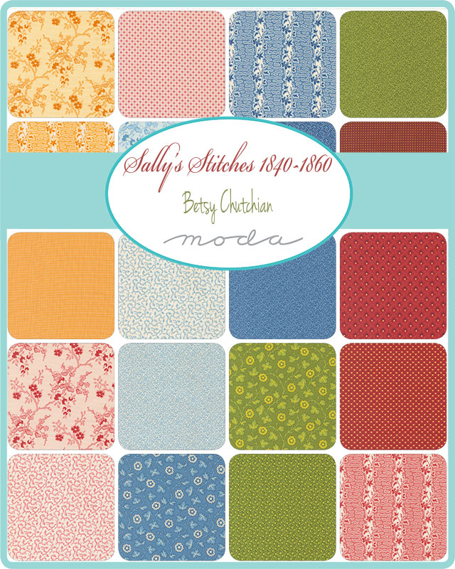 Sallys Stitches Floral New Leaf - Quilt Fabric