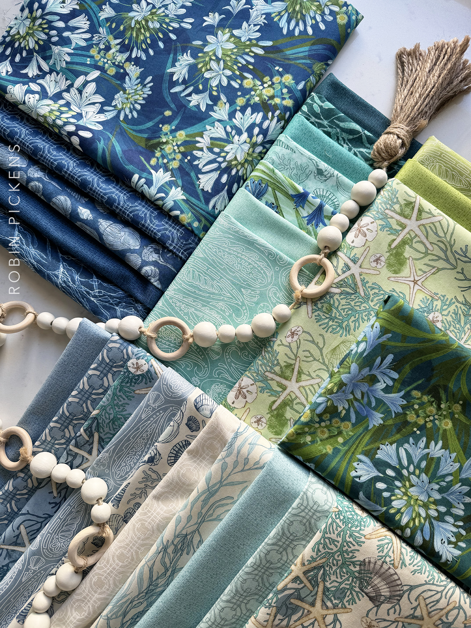 Serena Shores Circles - Coastal - Quilt Fabric