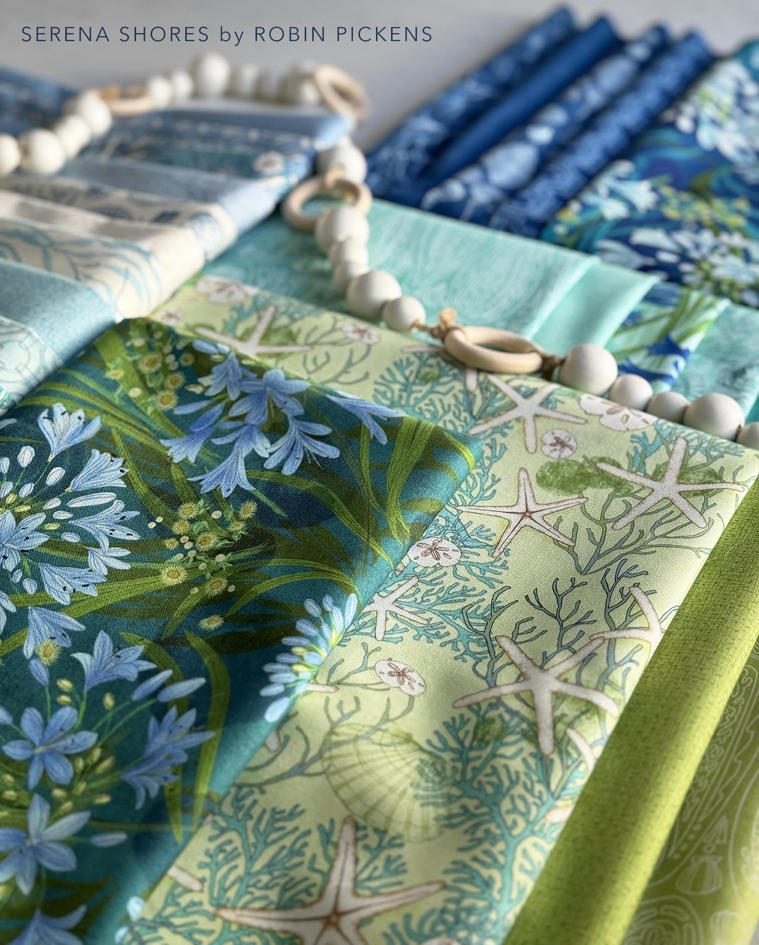 Serena Shores Circles - Coastal - Quilt Fabric