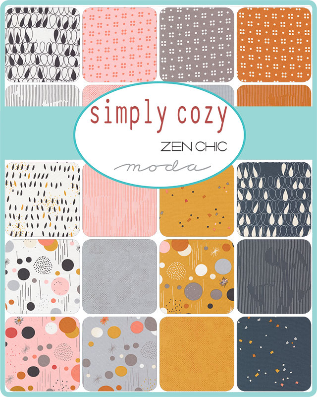 Simply Cozy Stripes Silver - Quilt Fabric