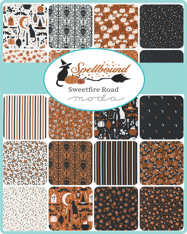Spellbound Cauldron - Witch Stockings - Quilt Fabric