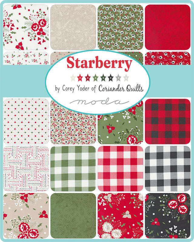 Starberry Song - Off White - Quilt Fabric