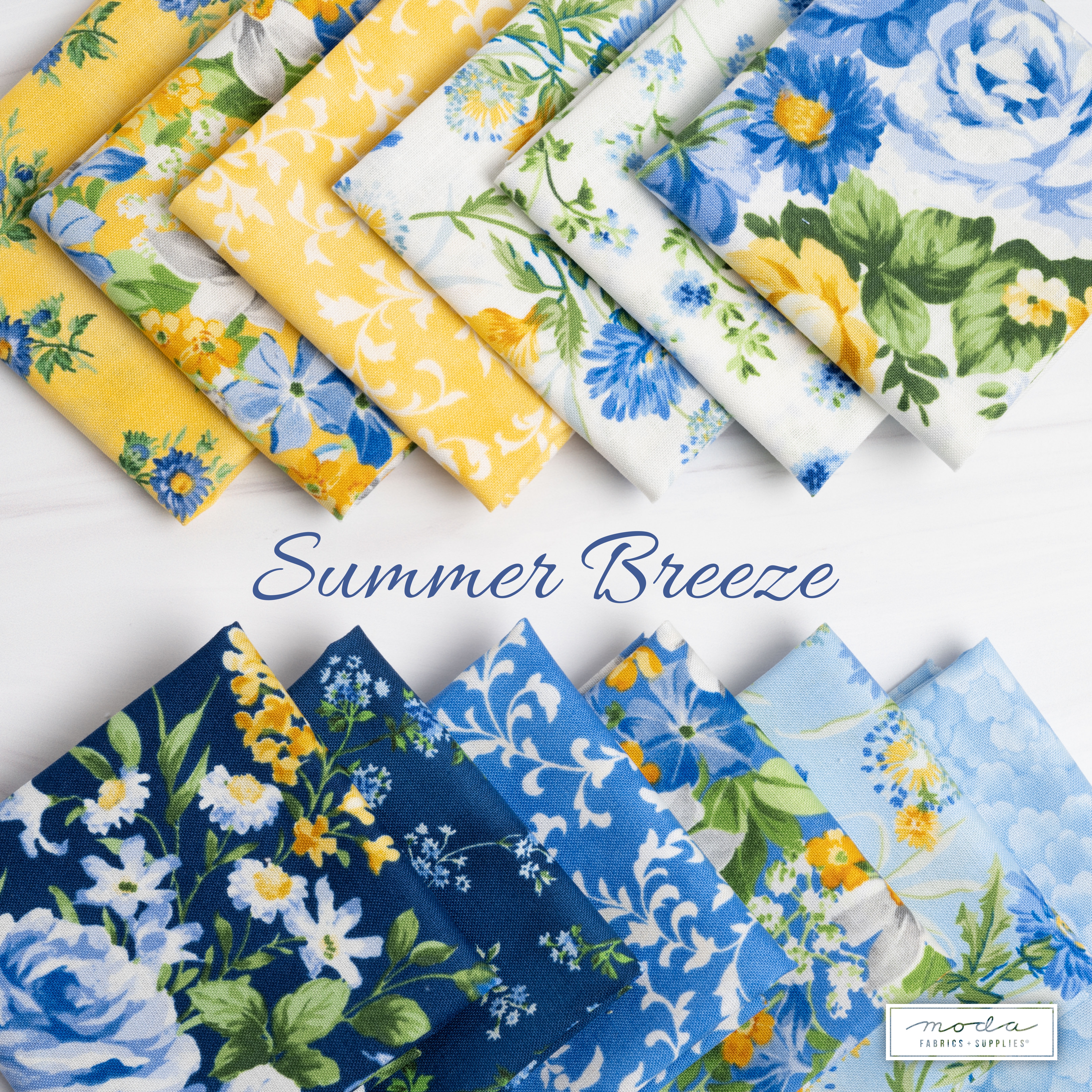 Summer Breeze Yellow - Paisley - Quilt Fabric