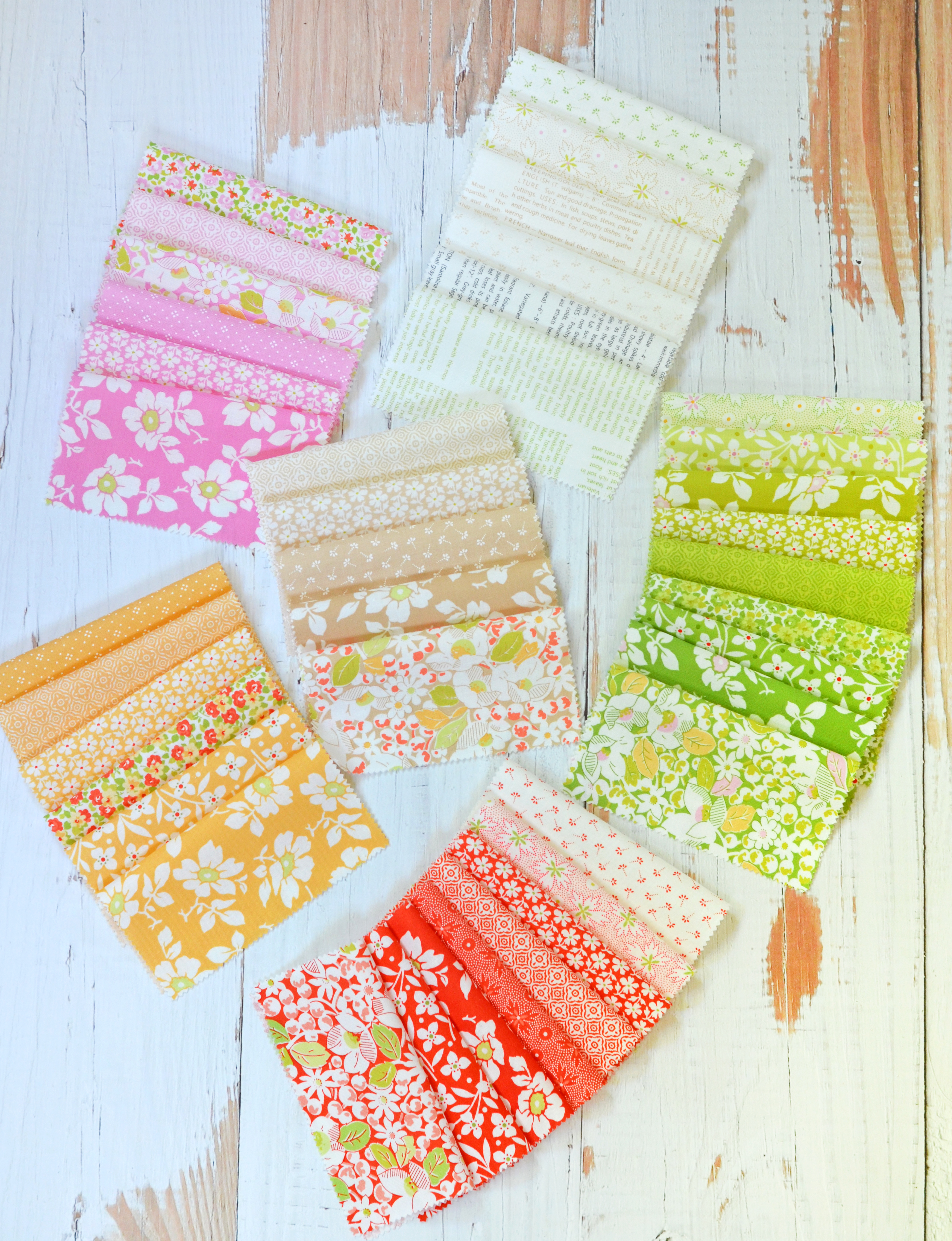 Summers End Flowers Lilac - Quilt Fabric