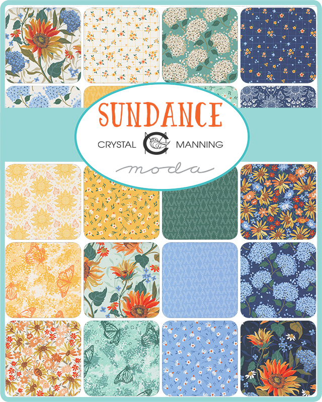Sundance Sun Medallions Cloud - Quilt Fabric