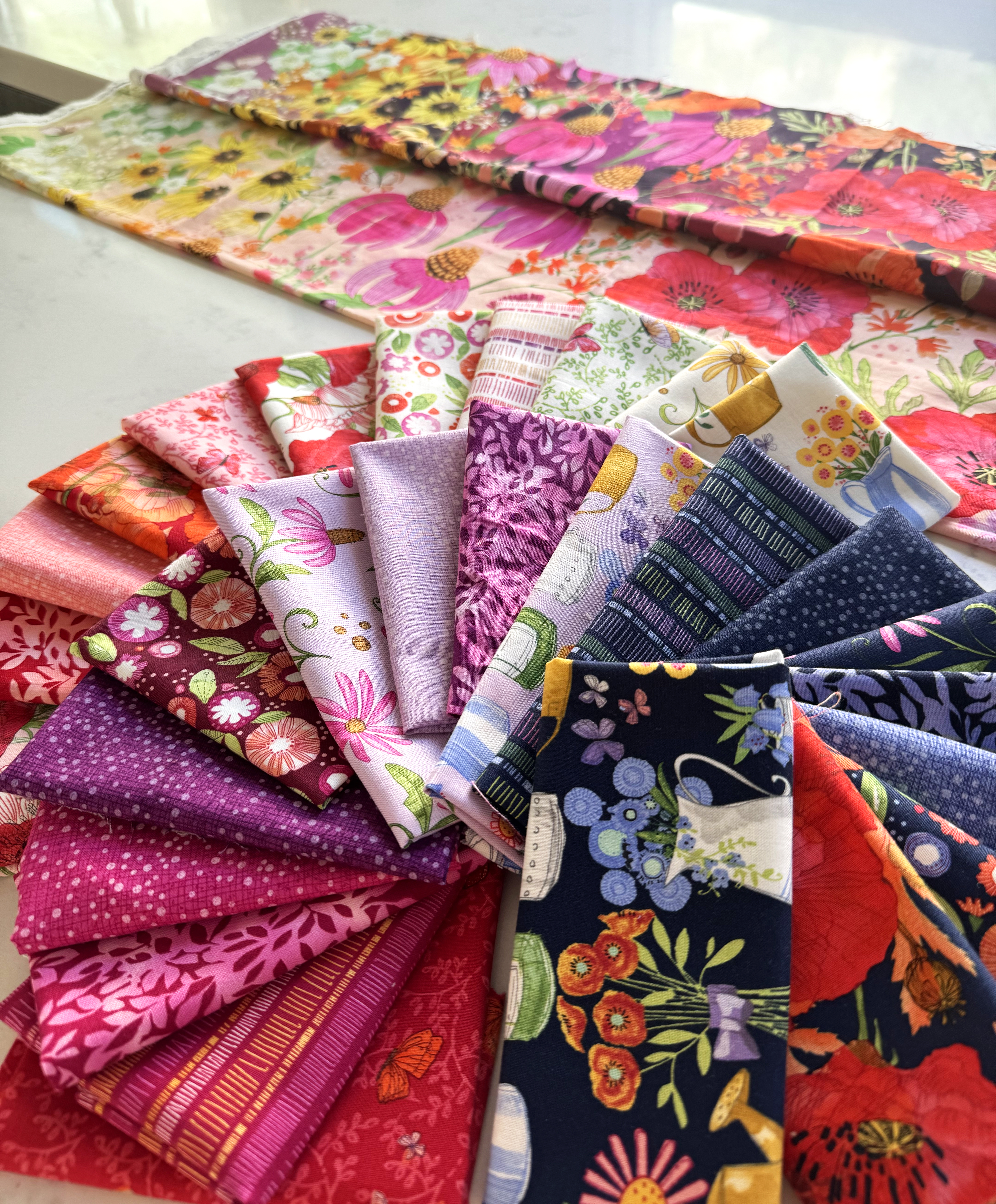 Superbloom Vines Cream - Quilt Fabric
