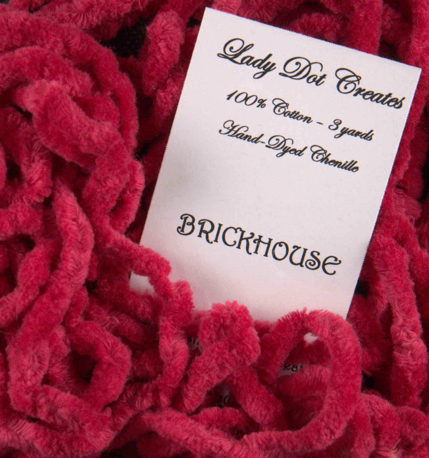 Brickhouse Red Chenille Trim (3 yards)