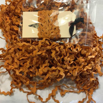 Jack Orange 1/2" Rick Rack (3 yds)