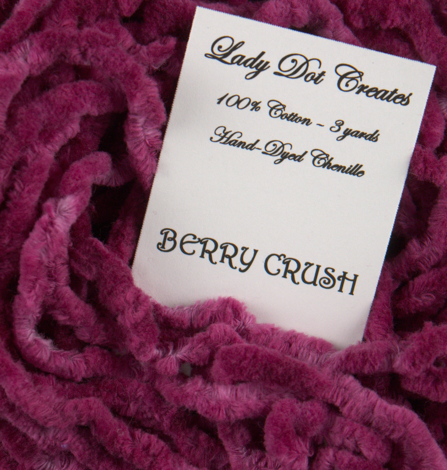 Berry Crush Purple Chenille Trim (3 yards)
