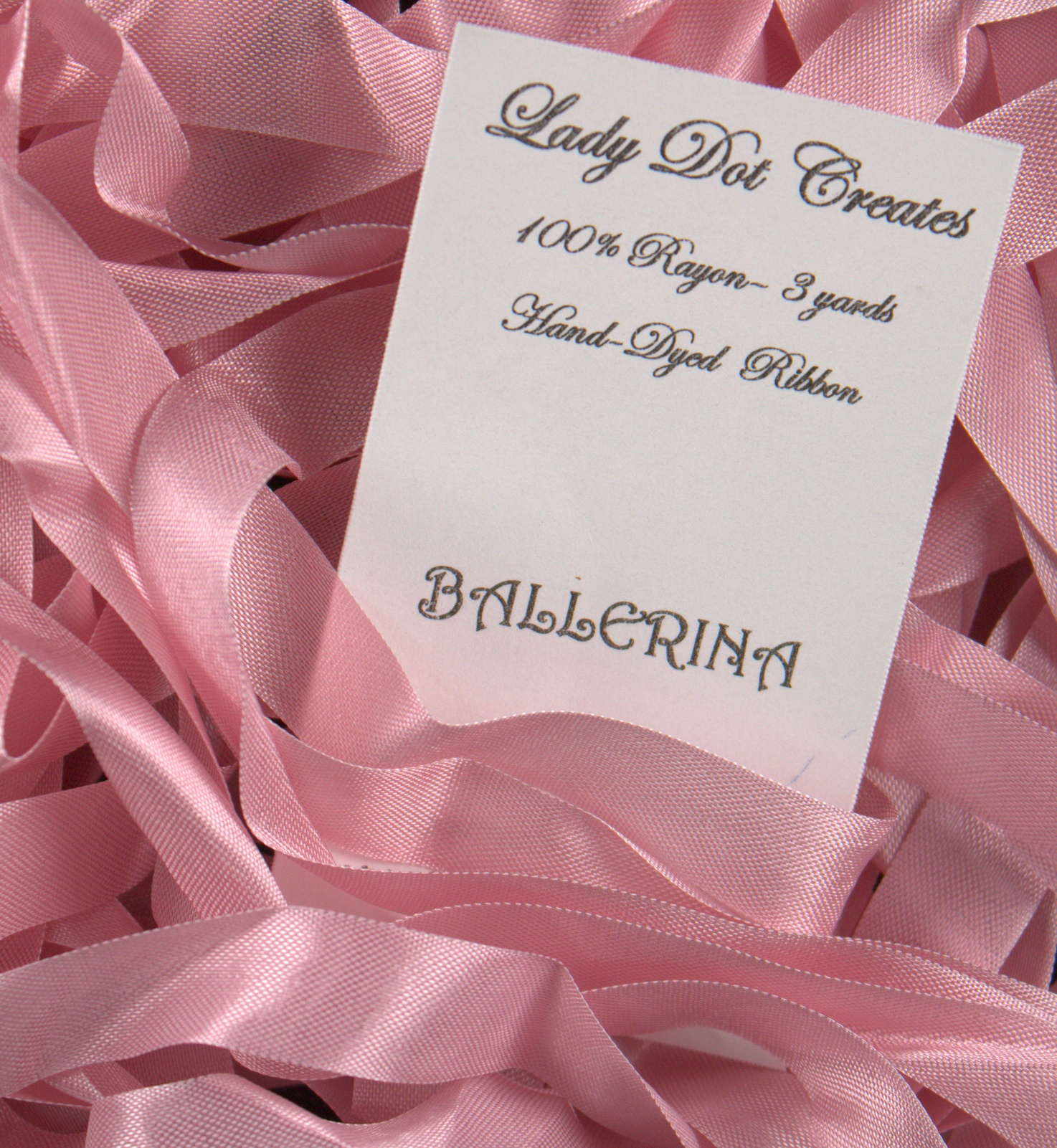 Ballerina Pink Rayon Ribbon Trim (3 Yards)