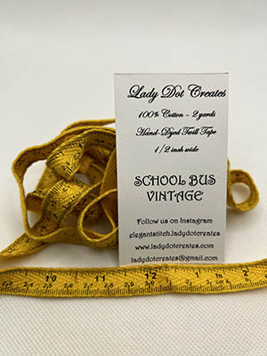 School Bus Yellow Twill Tape (2 yards)