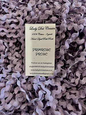 Primrose Prose Purple 1/2" Rick Rack Trim (3 yards)