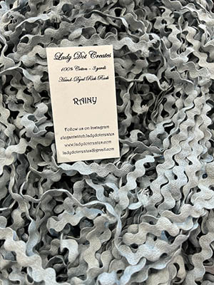 Rainy Gray 1/2" Rick Rack (3yds) 