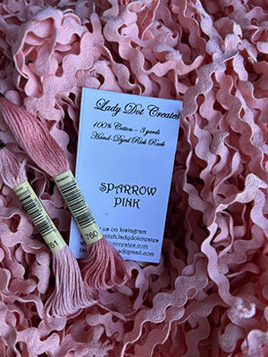 Sparrow Pink 1/2" Rick Rack (3 yards)