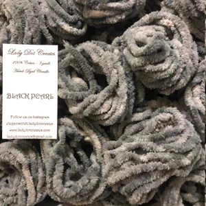 Black Pearl Chenille Trim (3 yards)
