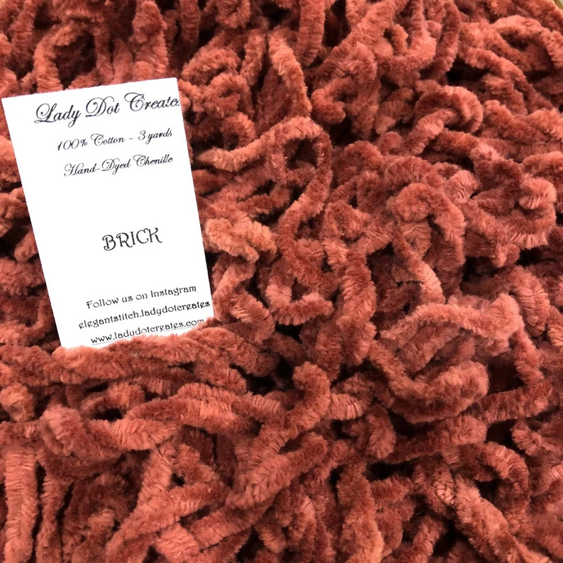 Brick Chenille Trim (3 yards)