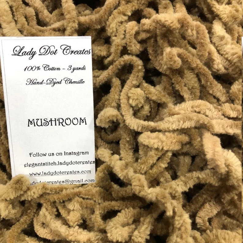 Mushroom Chenille Trim (3 yards)
