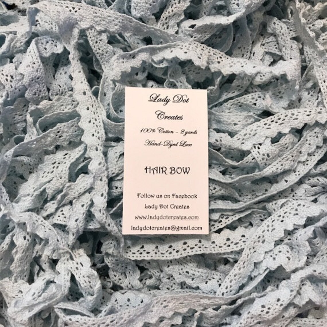 Hair Bow 1/2" Lace Trim (2 Yards)