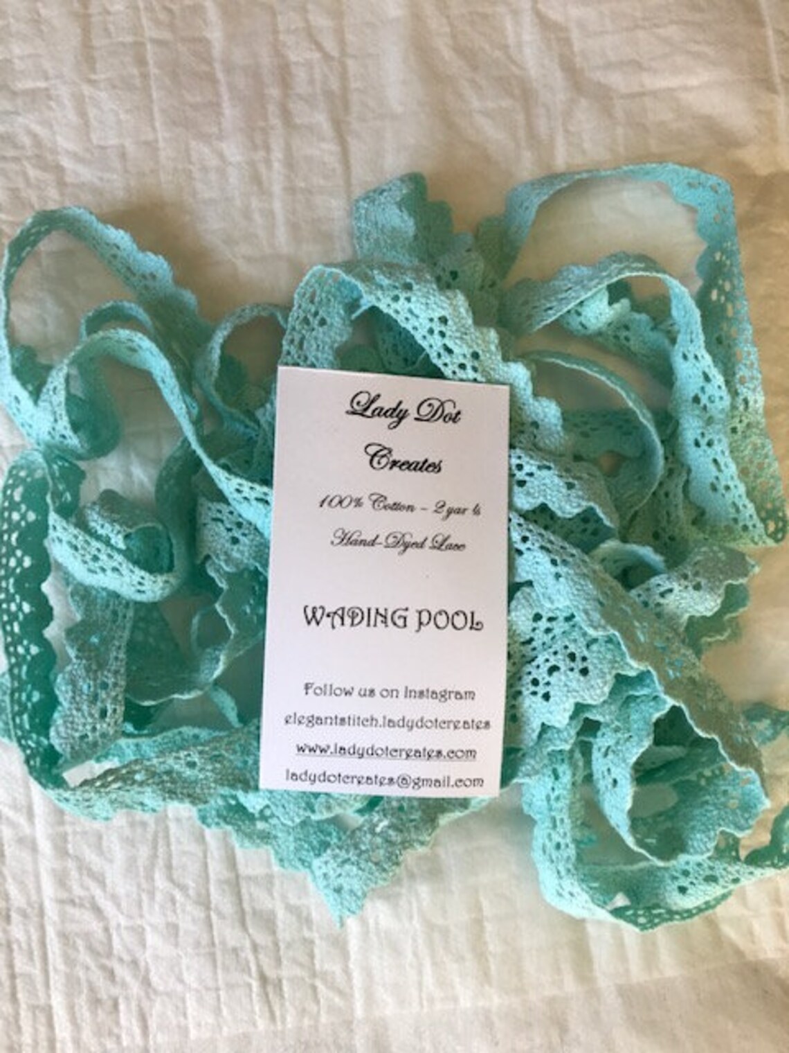 Wading Pool 1/2" Lace Trim (2 Yards)