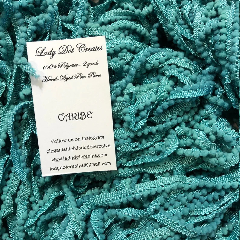 Caribe Pom Pom Trim (2 yards)