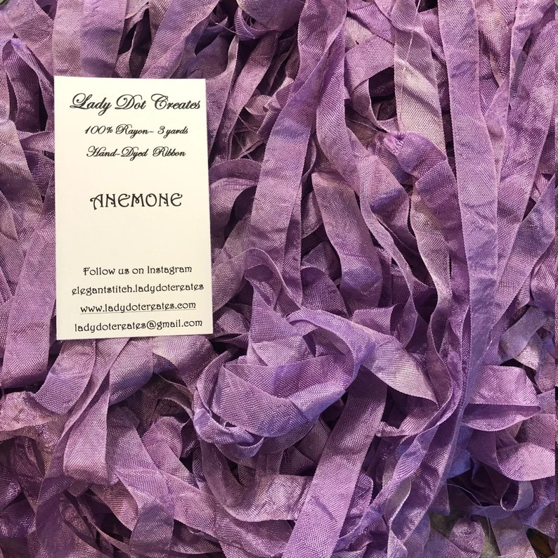 Anemone 9/16" Rayon Ribbon Trim (3 Yards)