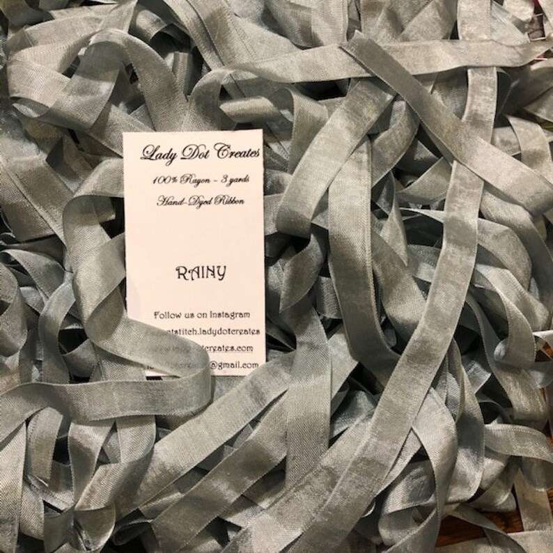 Rainy 9/16" Rayon Ribbon Trim (3 Yards)