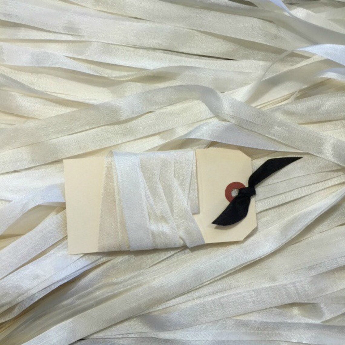 Snow 9/16" Rayon Ribbon Trim (3 Yards)
