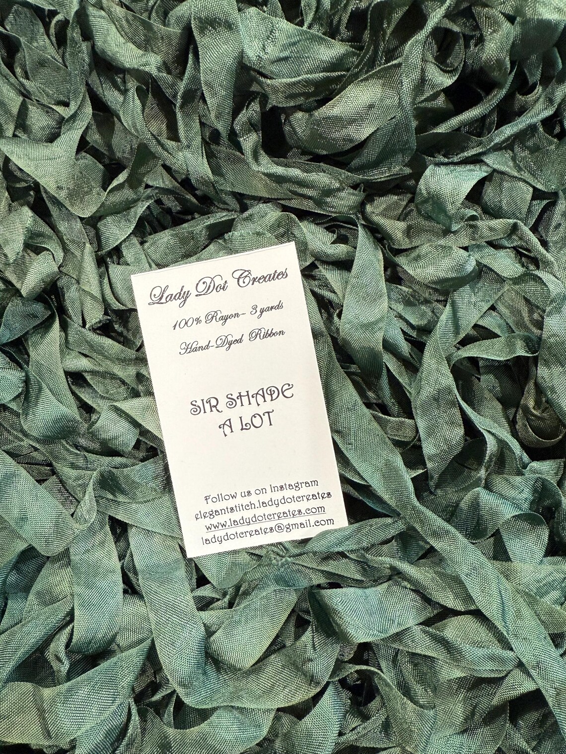Sir Shades Alot 9/16" Rayon Ribbon Trim (3 Yards), zoomed in. Select this picture to zoom back out.