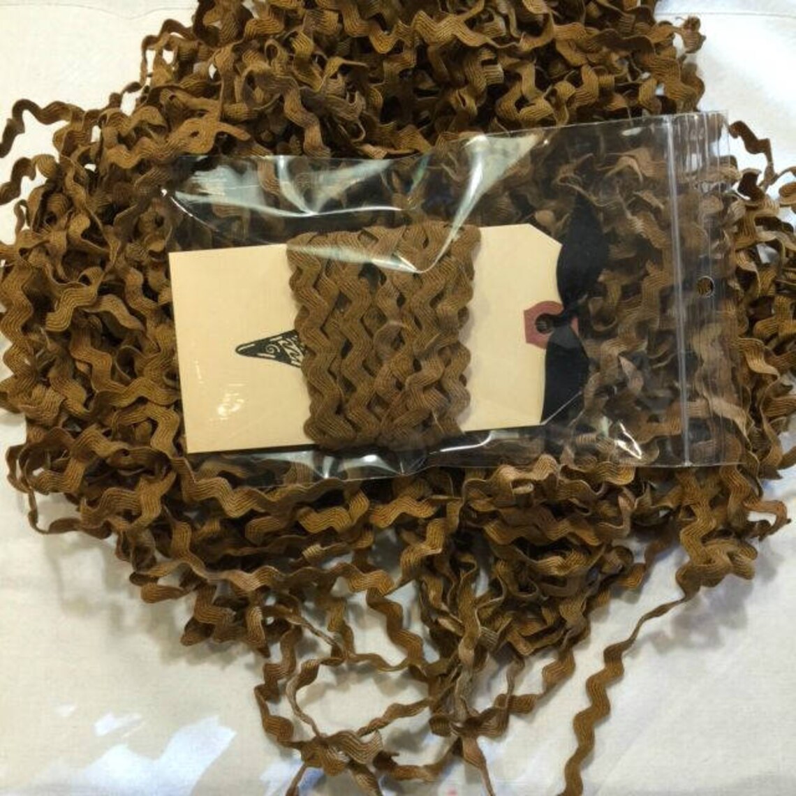 Bear Brown 1/2" Rick Rack (3 yards)