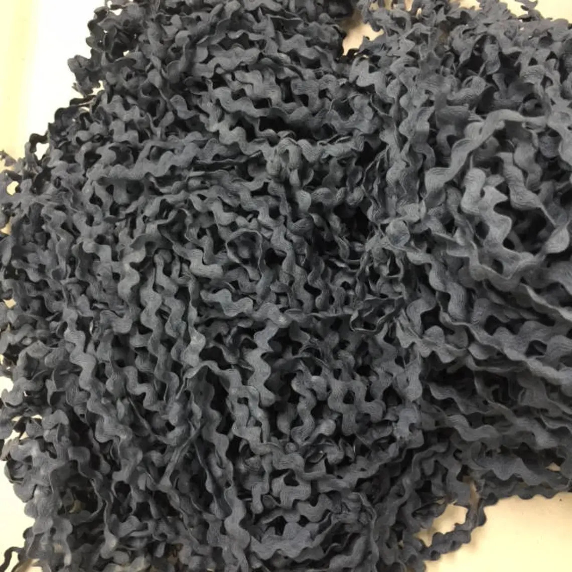 Thunder Cloud Gray 1/2" Rick Rack (3 yards)