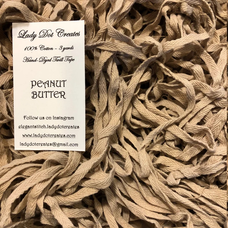 Peanut Butter Twill Tape (3 yards)