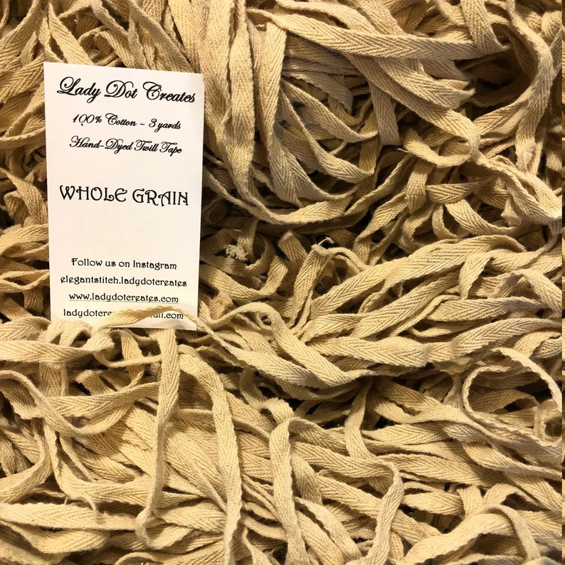 Whole Grain Twill Tape (3 yards)
