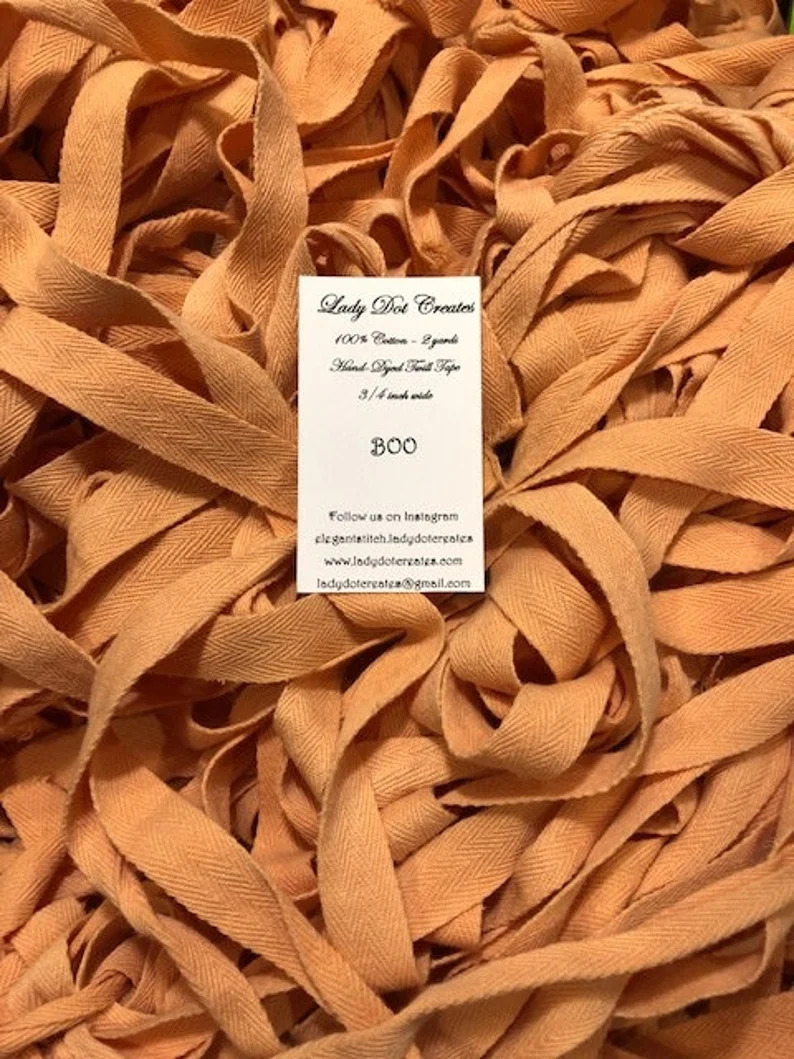 Boo - Halloween Twill Tape (2 yards)