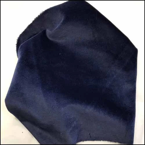 Navy Bean Velveteen 18" x 10"
