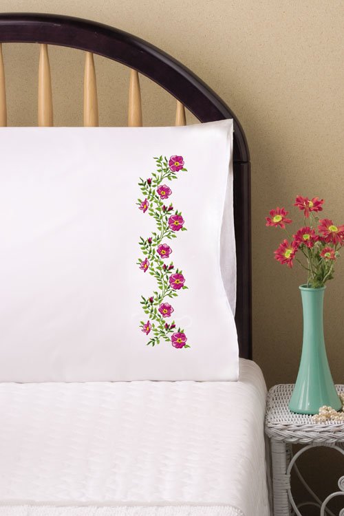 Verbena - Pillowcase Embroidery Kit